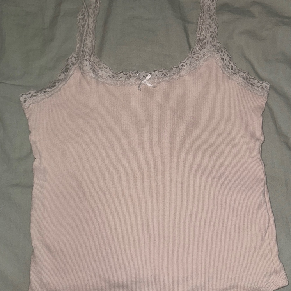 Hollister Cream Lace Camisole